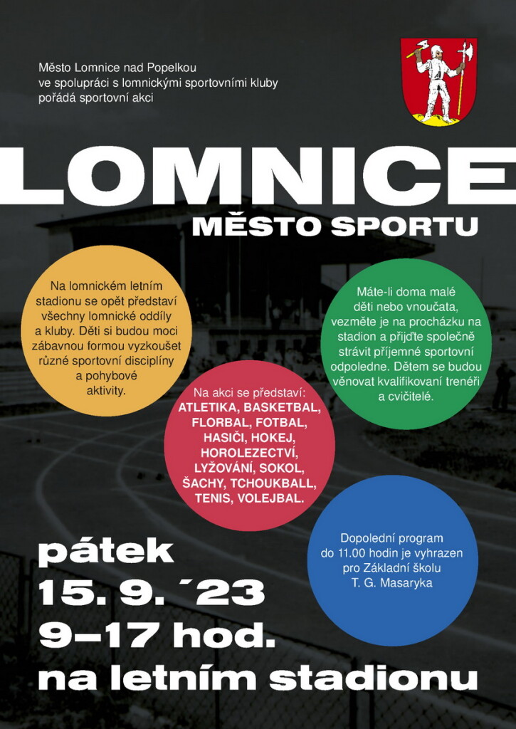 Lomnice – město sportu 2023- pozvánka